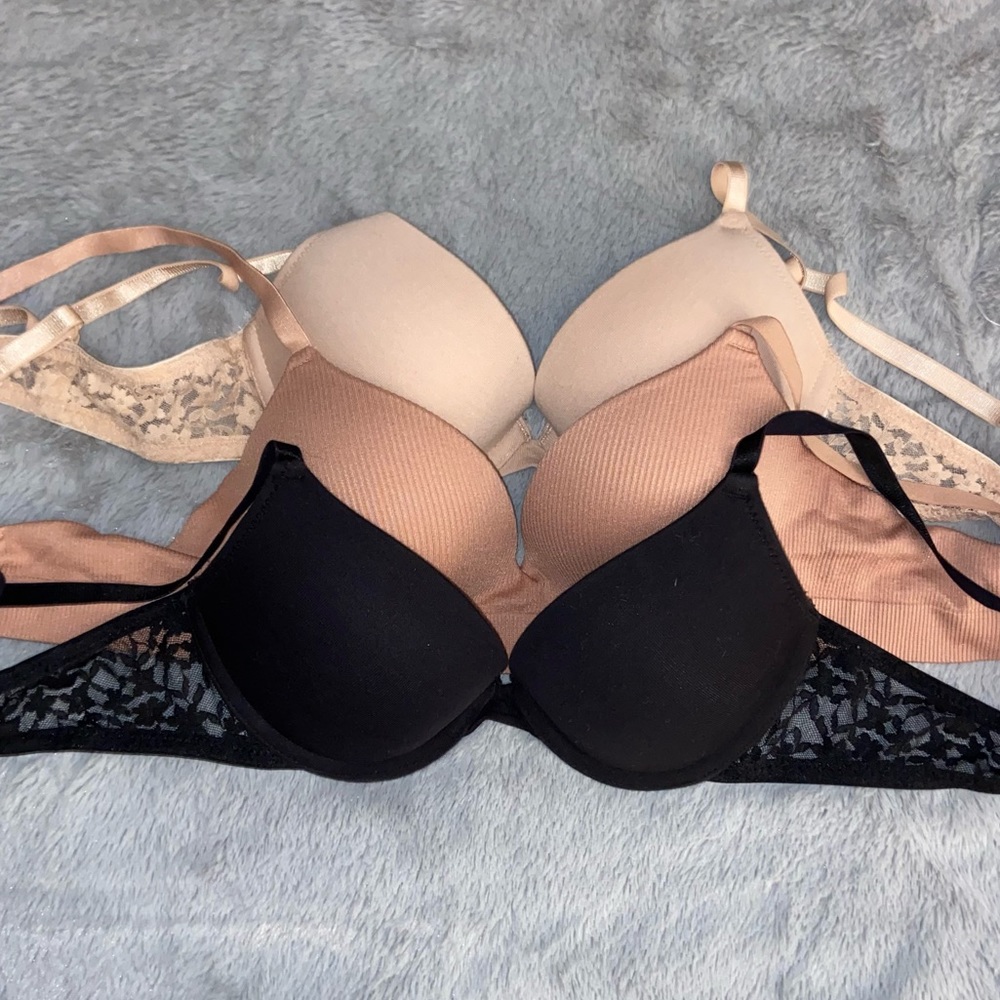 Bundle of three h & m bras worn ONCE